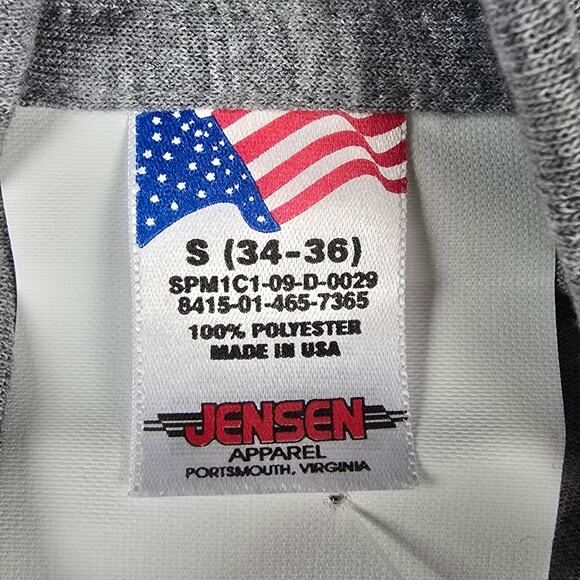 NWT USA Long Sleeve T Shirt by Jenson Size Small Gray Patriotic - Picture 10 of 16